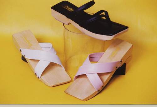 Zapato base de madera